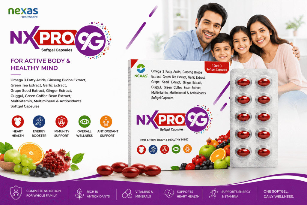 nx pro 9g softgel capsules family wellness